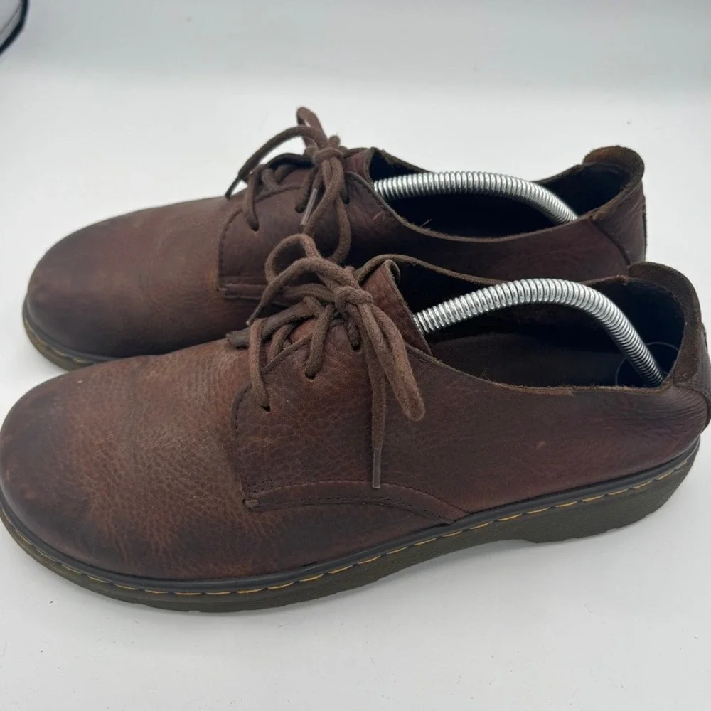 Dr. Martens Elsfield Lace Up Shoes Mens 11 Brown Leather Derby Oxford Gorpcore